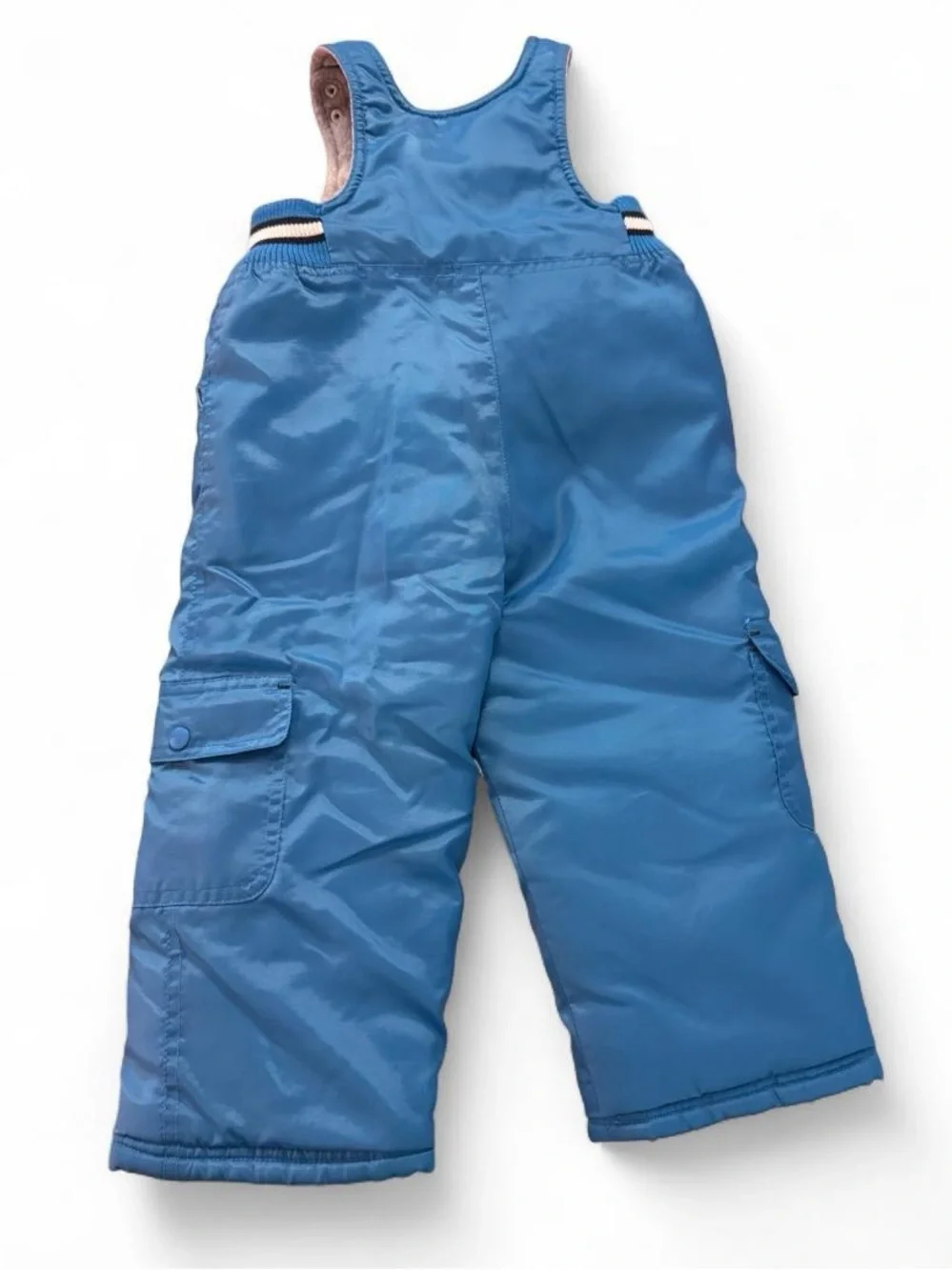 Vintage Nike Blue Baby Snow Pants Bibs 18 Months Winter Snowsuit
